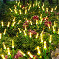 Solar Swaying Reed Light, for Garden Decoration, Outdoor Decorative Light, Suitable for Landscape Garden, Courtyard, Patio, Lawn, Halloween Christmas Holiday Party Decorative Lighting, Create a Warm Outdoor Atmosphere
