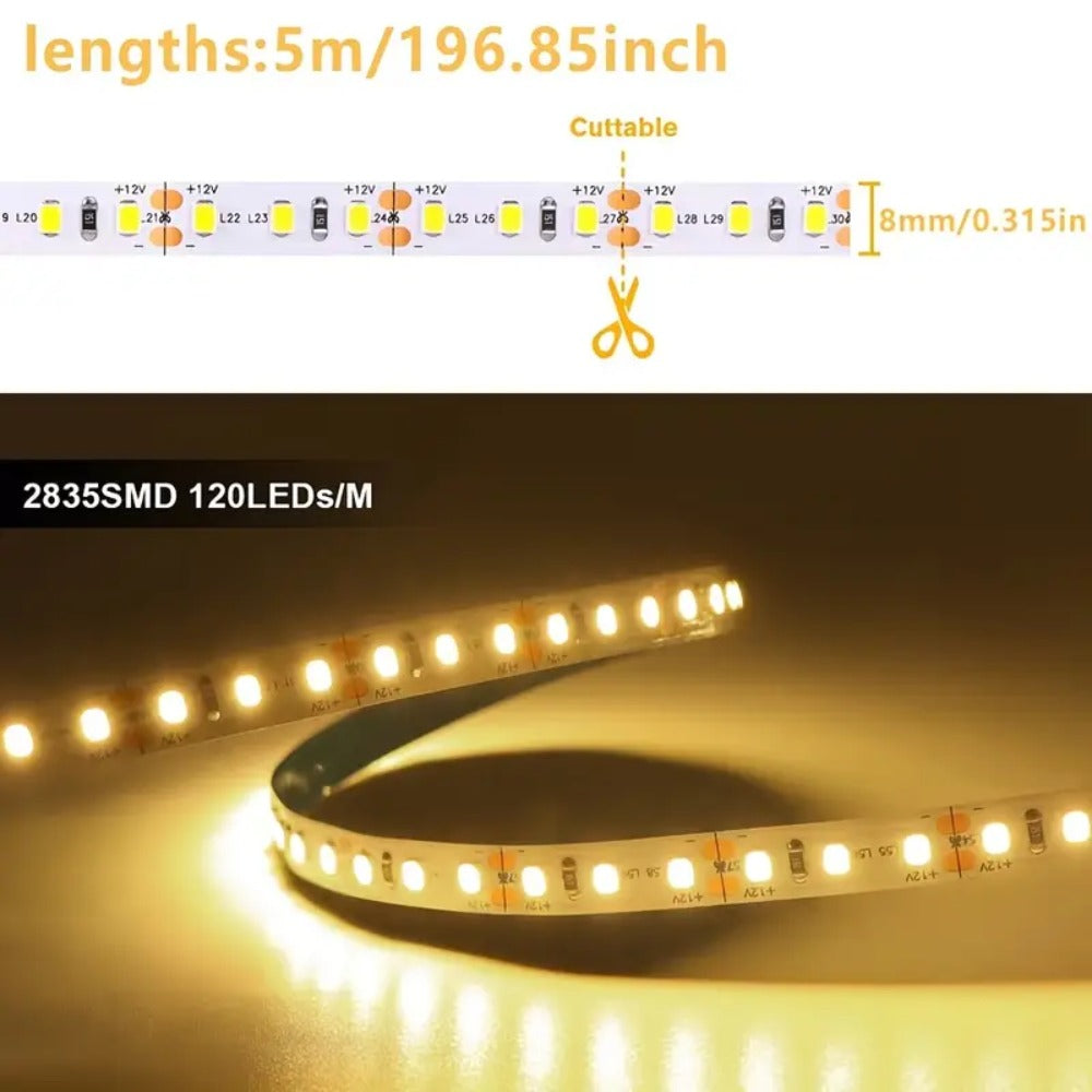 LQHZMYY LED灯条，触摸开关，易于安装，USB接口，装饰LED灯 | 时尚LED灯条 | 可灵活装饰灯带 | 卧室装饰灯，适用感恩节复活节情人节圣诞节等