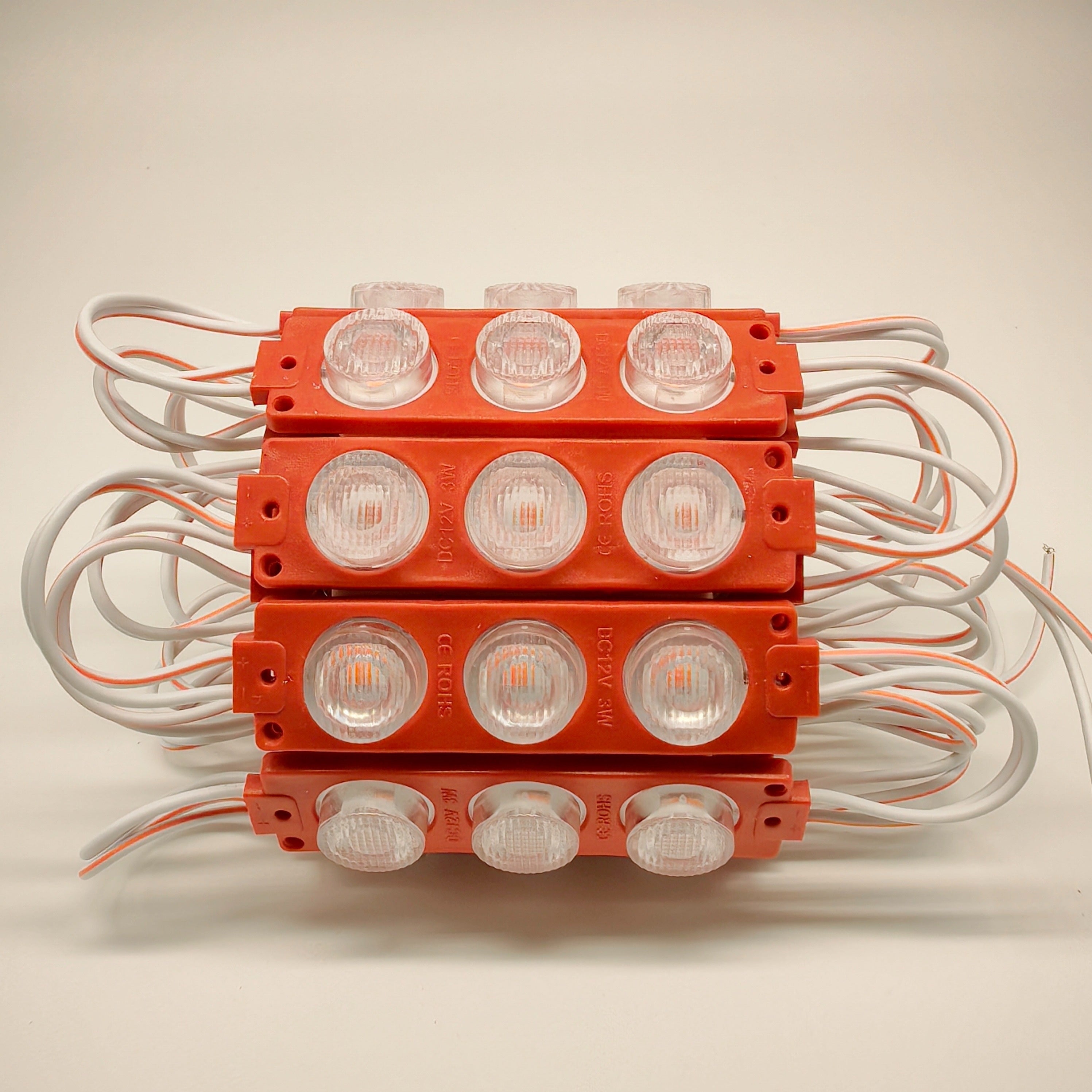 20 Pieces LED Module Light - Street & Area Lighting - Energy Saving LED Decorative Light, Perfect for Garden Parties, Hotels, Cafes, Catering, Event Hosting, Adhesive Tape Included - Versatile DC 12V Module Light