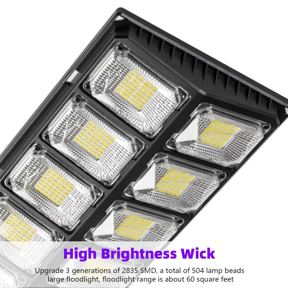 Outdoor Solar Wall Light Exterior Wall Light Street Light White Light Solar Charging Light Control + Sensor Control - Easy Installation, Waterproof, Stays On All Night - Suitable for Courtyard, Street Lighting