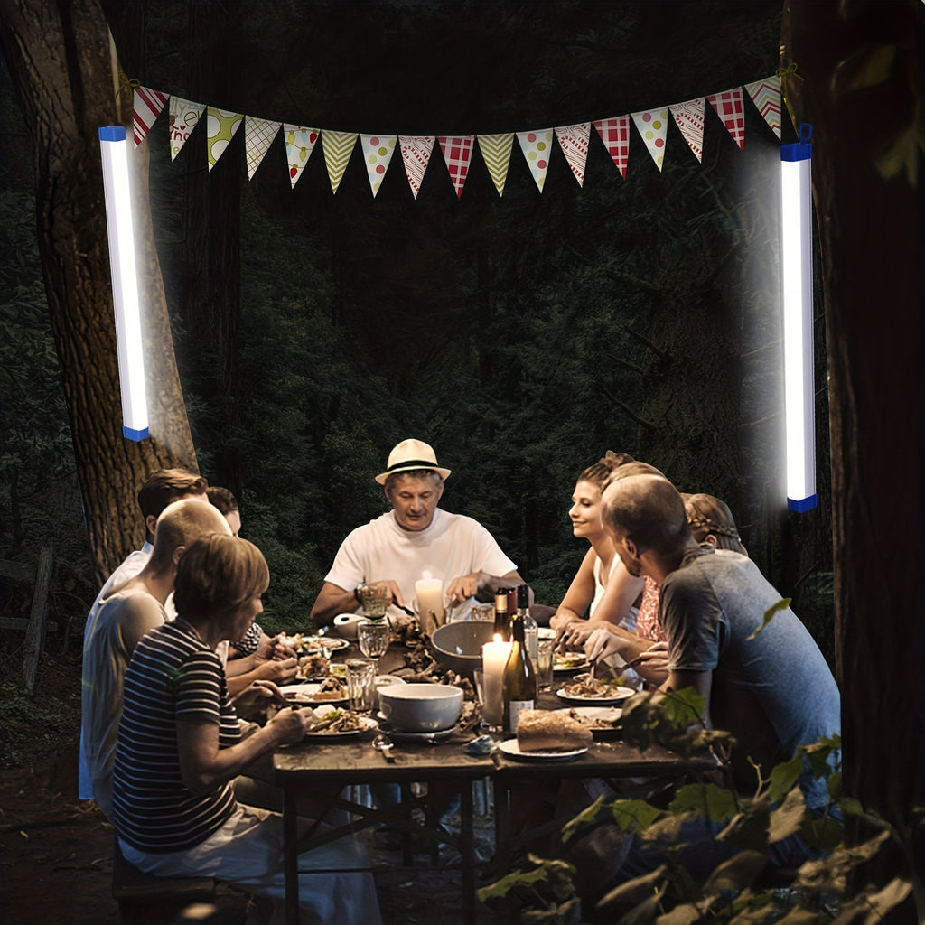 Multi-functional magnetic emergency tube light, can be hung, handheld, or magnetically attached, high brightness, multi-purpose for tents, night barbecues, power outage emergencies, wardrobe lighting, hazard warnings, etc.