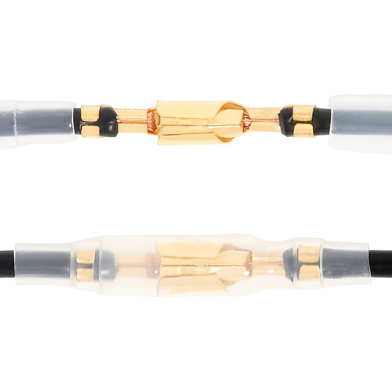 200/400-Piece 4.0mm Bullet Connector Male & Female Set – Brass Bullet Terminal Connectors with Insulating Sleeves, Crimp Terminal Connectors, Automotive Electrical Connectors, Motorcycle Connector Kit