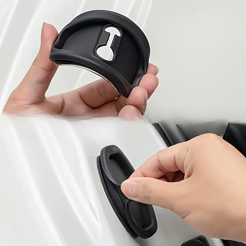 34-Piece Kit: 6 Door Lock Covers + 12 Shock Pads + 8 Door Guards + 8 Anti-Vibration Noise Reduction Pads; Includes Bumpers for Every Lock Ensuring Complete Protection – Essential Auto Accessory