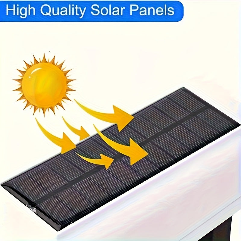 Simulated Surveillance Outdoor Motion Sensor Solar LED Spotlight 77 Lamp Beads High Efficiency Sensor Auto on on Motion Built in Security Deterrent for Porches Gardens Driveways Commercial Use Streets Garages Modern Outdoor Fixture