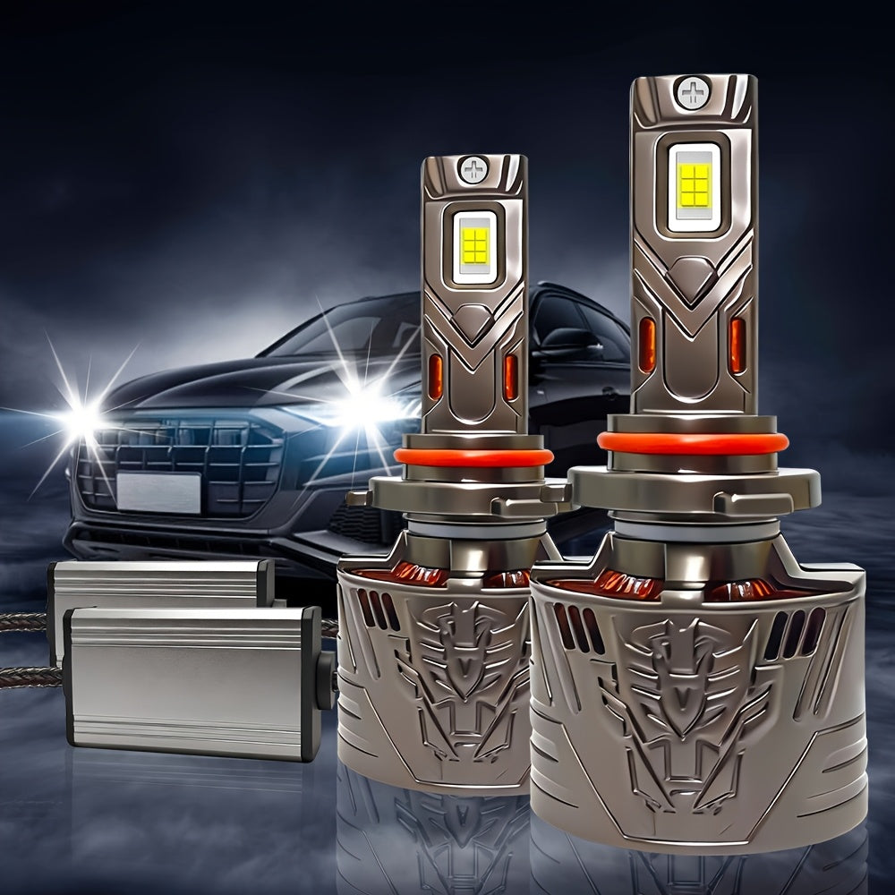 2-Pack, H11 Car Headlights, H4 LED Headlights, 55400 Lumens, 6500K White Light, 3570CSP Chip, 600% Brightness Increase. Models include H1, H4/9003/HB2, H7/H18, H8/H9/H11/H16, 9005/HB3, 9006/HB4 and 9012/HIR2