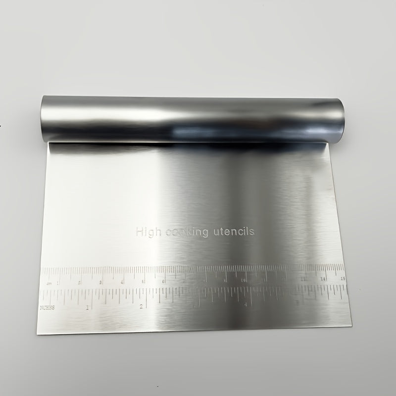 Stainless Steel Dough Scraper, Baking Tool, Pastry & Dough Cutter, Kitchen Accessories
