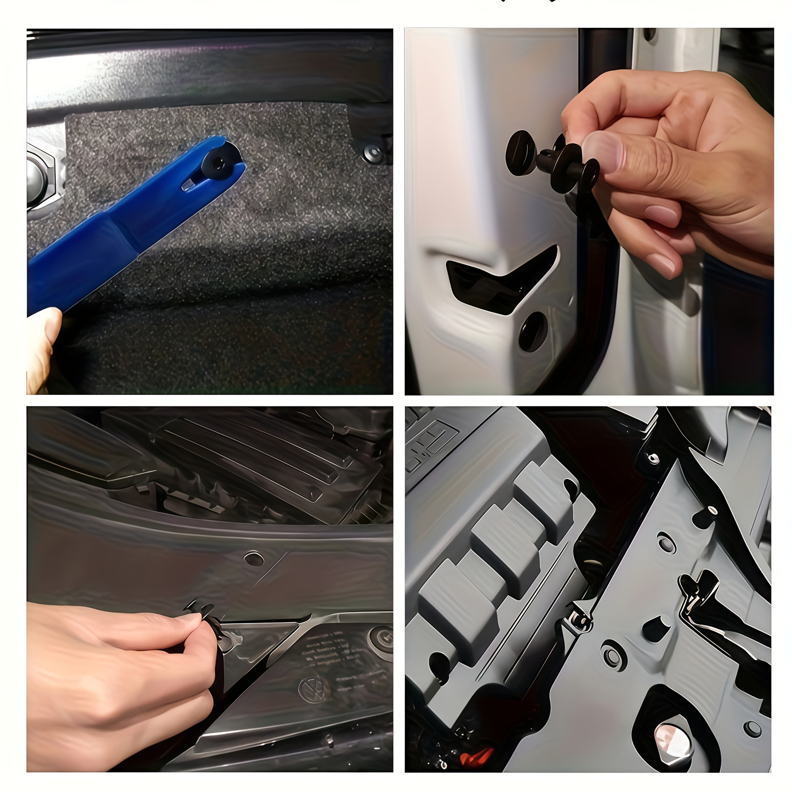 49pc Universal Best-Selling Car Fender Fixing Clips Liner Mudguard Fastener Set Trunk Bumper Retainer Clips