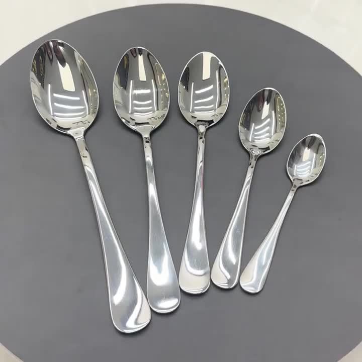 5-Piece Set Silver Stainless Steel Dinner Spoons, 7.9-Inch Soup Spoon, Large Spoon, Mirror Polished, Dishwasher Safe – Perfect for Home, Restaurant, Christmas, Halloween, Parties