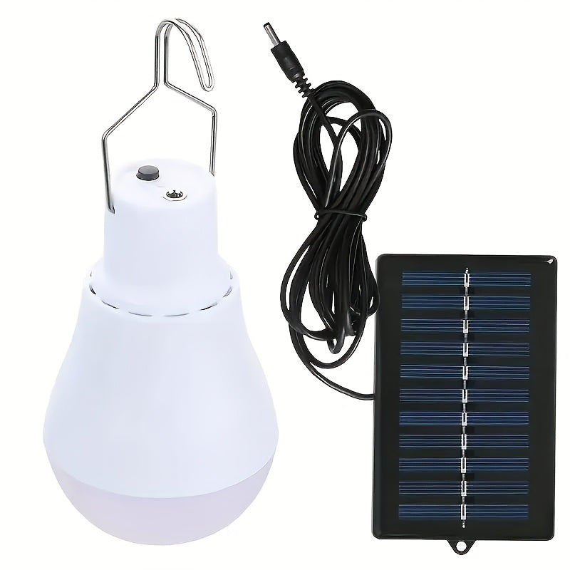 Solar home rechargeable bulb, outdoor camping light for tents, shed night lighting, tent light, portable light, barbecue light, yard light, ceiling light, emergency light, chicken coop light, tent light, emergency response