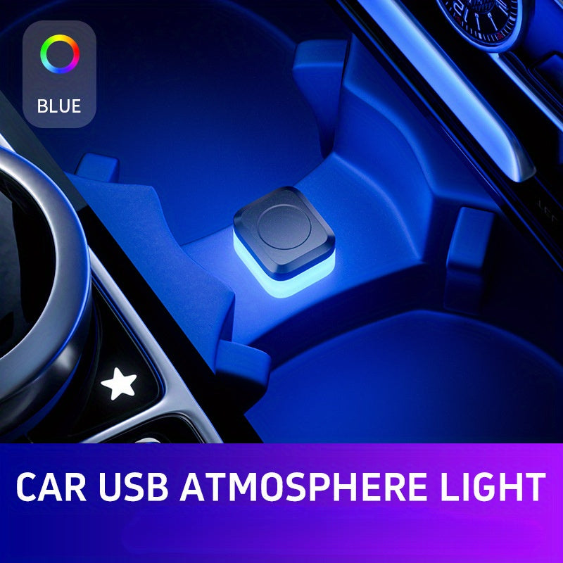 LED Ambient Light with USB, 4 Colors, for Indoor Decoration & Small Illumination, No Battery Required