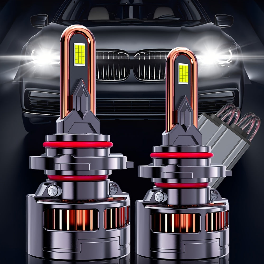 2-Pack H11 Car LED Headlights | 60000Lm, H4/9003/Hb2 H7 H11/H9/H8 H1.9570 Csp Chip, 7500K, 320W, Canbus, 9005/Hb3 9006/H, No Battery Included