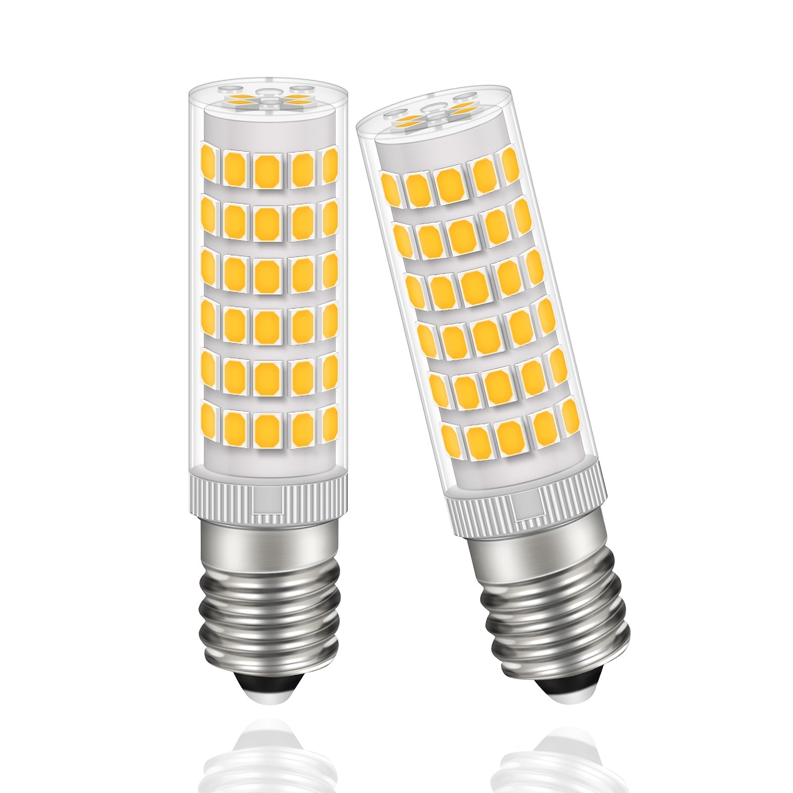 Non-dimmable E17 LED AC120V 76-bead E17 LED corn light 5W, crystal light, table lamp, wall lamp, cool white, warm white, plug-in bulb, refrigerator bulb screw base indoor household lamp table lamp ceiling light