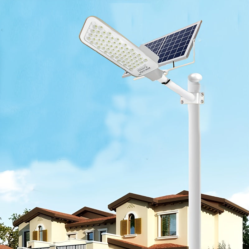 Solar Street Light, Solar LED Wall Light, Solar Courtyard Light, Outdoor Lighting, 6000mAh Lithium Battery, Smart Light Control, with Remote Control, Solar Charging