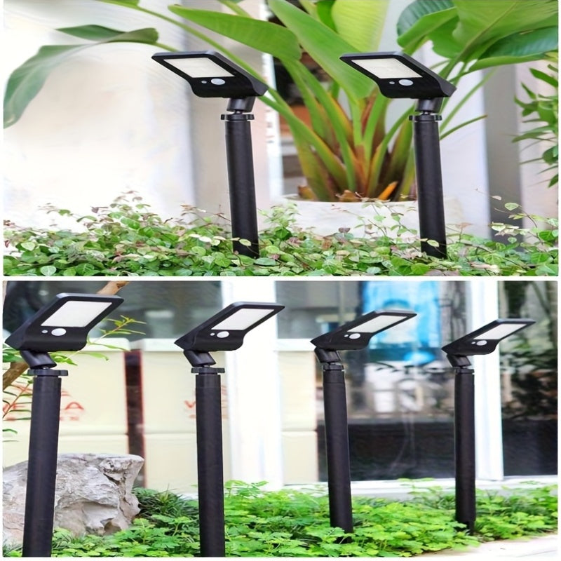 Large Capacity 1200mAh Battery Solar Small Street Light, Solar Light Outdoor Clip Courtyard Lawn Light Street Light Garden Light