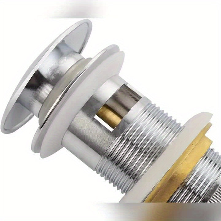 Universal Pop-Up Sink Drain Stopper - Fast Drain for Wash Basin, Bathroom Faucet Accessory, Kitchen & Bathroom Part
