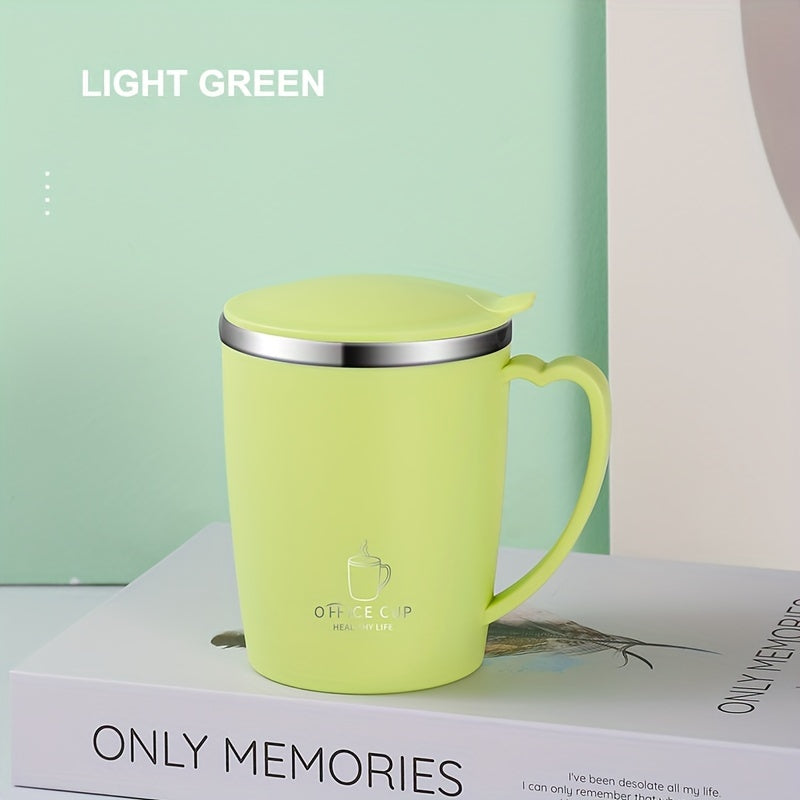 304 Stainless Steel Double Wall Insulated Water Mug, Colorful Double Layer Coffee Cup