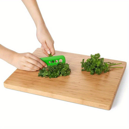 1 Piece Easy-Grip Herb Stripper Tool – Durable ABS Kitchen Gadget with 4-Hole Design for Quickly Stripping Kale, Parsley & Coriander Leaves – Ergonomic & Food-Safe for Efficient Meal Prep