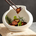 Creative Cracked Vase Artistic Concept Dish Plate, High-End Hotel & Restaurant Tableware, Unique Irregular Plate for Hot & Cold Dishes