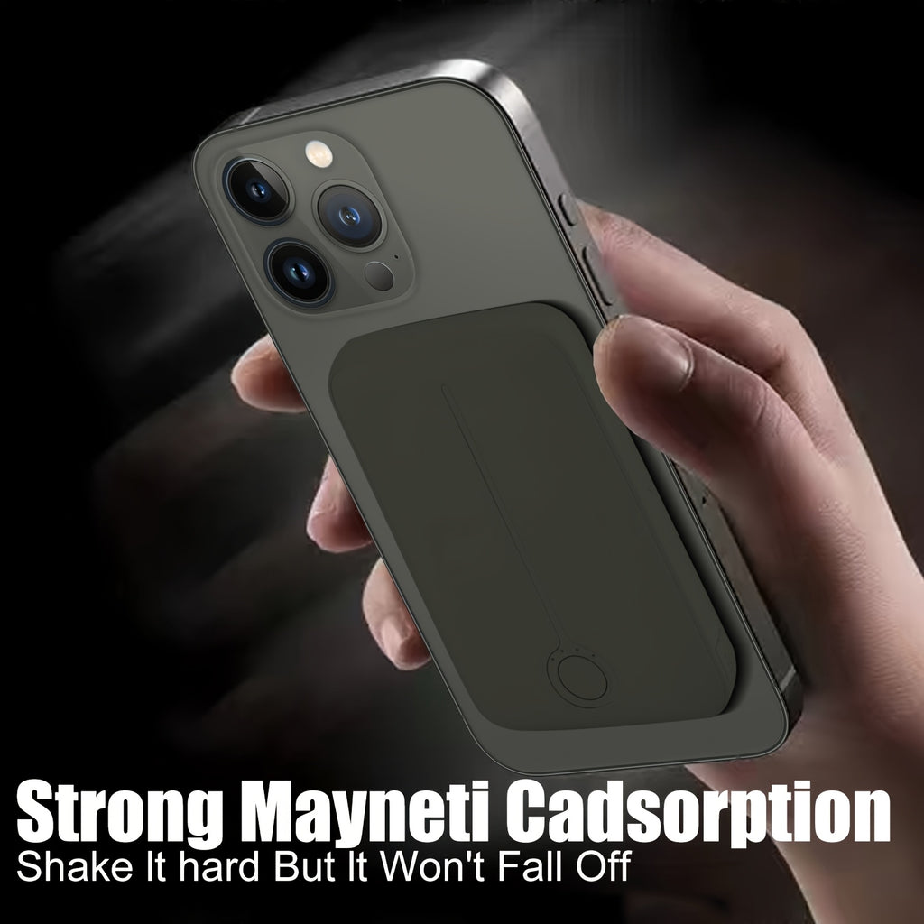 For Magnetic Wireless Power Bank, 5000mAh Battery Pack For Phone 16/15/14/13/ 12 Series, Portable Charger With USB-C Cable