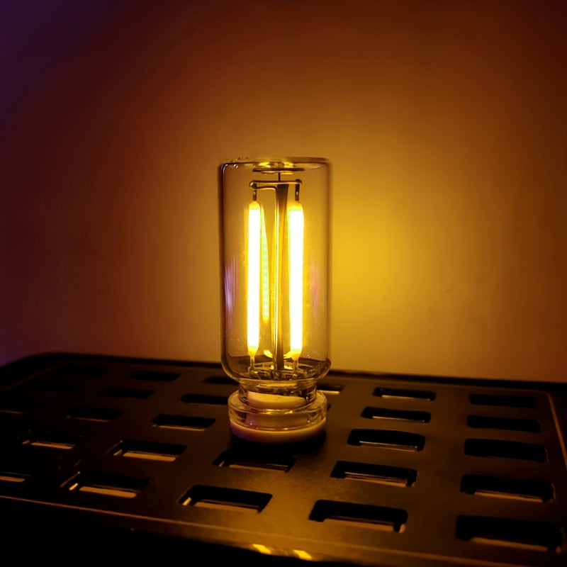 RGB vintage tube ambiance light, cyberpunk style, USB powered, multi-color changing desktop decorative night light, creative gift, bedroom lighting / party decoration / DIY project multi-purpose, preferred gift for Christmas