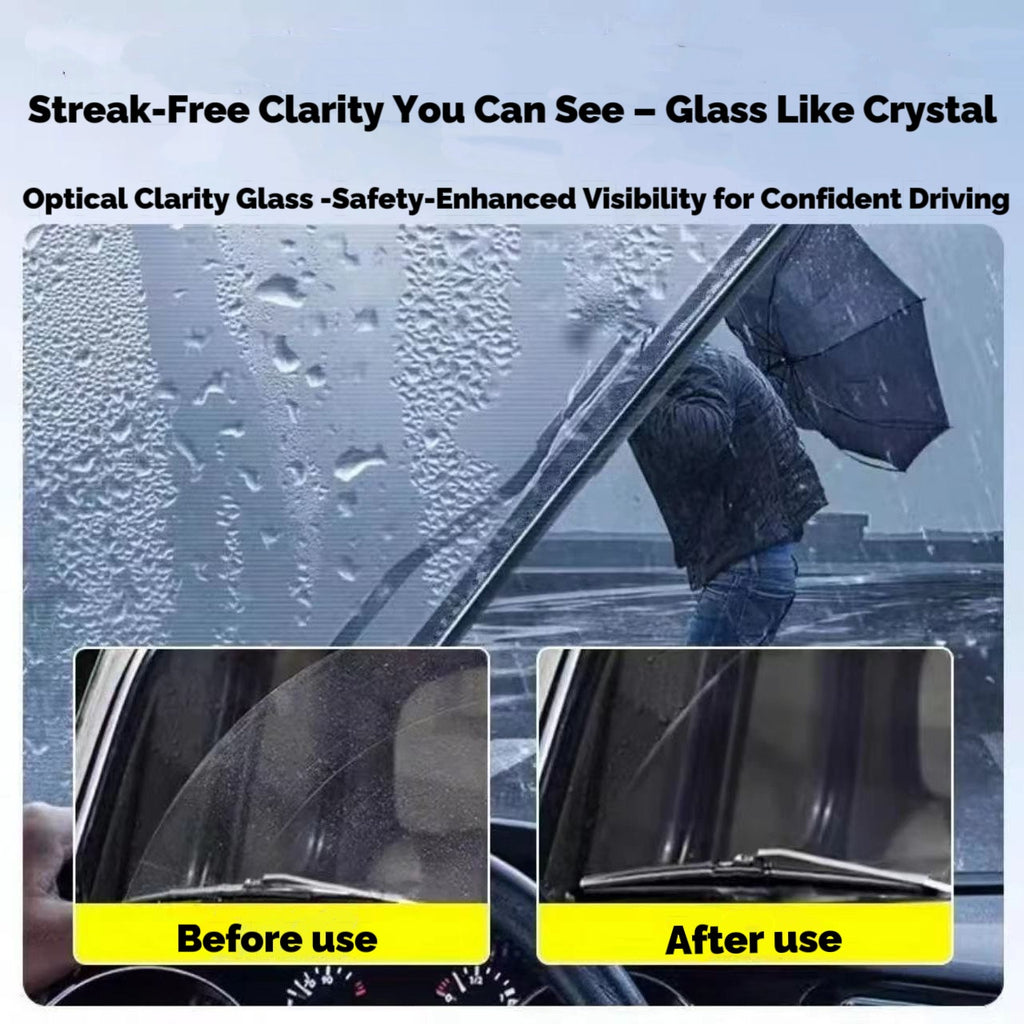 Universal Clip-Type Wiper Blade, Fits All Car Models, Made of Natural Rubber, Resistant to Cold and Sun, Suitable for All Seasons