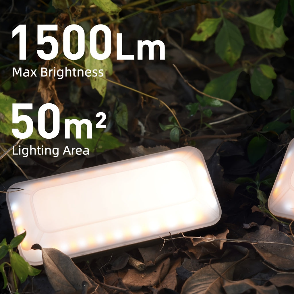 Multi-Functional Camping Lantern & Power Bank - High Brightness LED, 10000mAh Large Capacity, Portable Design, with Multiple Lighting Modes