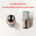 4 Pack High Brightness Red Yellow White LED Car Bulb 1157 Bay15D P21/5W S25 G18 with 30 Pieces 4014 LED Beads, Suitable for Automotive LED Bulb 12V, Battery Not Included