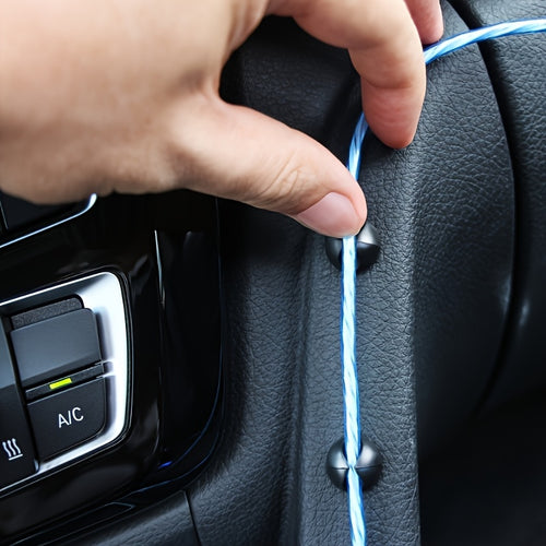 15-Piece Car Dashboard Cable Clip Set – Designed as Clips for Organizing Phone Charging Cables and Headphone Wires, Interior Accessory Organizer