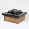 36-Inch Iron Fire Pit Table, Wood Burning Fireplace