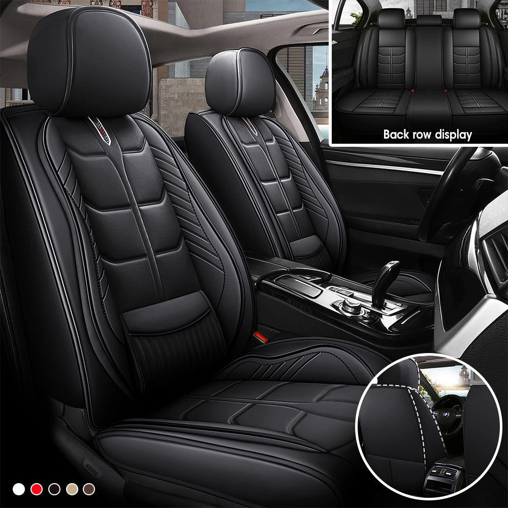 Full Coverage Car Seat Covers, Seat Covers for Sedan, SUV, Pickup Truck, Auto Seat Covers, Car Seat Cushions, 5-Seat Multi-Color Options Seat Covers