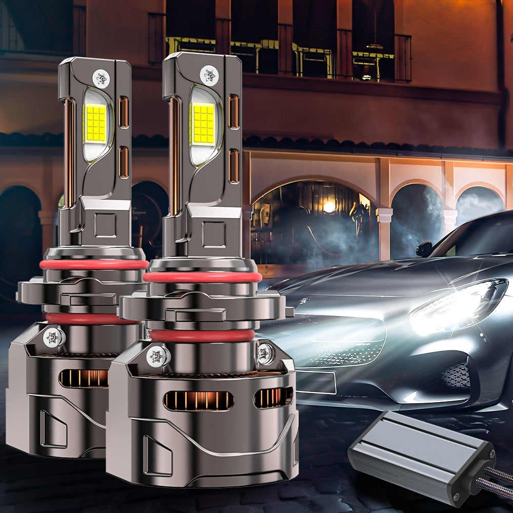 2Pcs H11 LED Headlight Bulbs. H11 Super Bright LED Headlight Bulbs, 380W High Power, 7500K Color Temperature. Compatible with H1, H4, H7, H11 Sockets. Improves Night Driving Safety. 900% Brightness Increase, Compatible with 9005 HB4