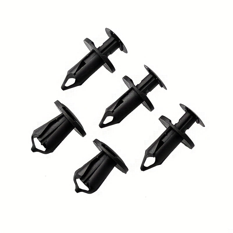200PCS 8mm Plastic Push Rivet Fasteners, Bumper Pin Auto Clips Plastic Fastener Kit, Common Size Auto Push Rivets, Universal Plastic Panel Clips, Assorted Body Plastic Push Pins