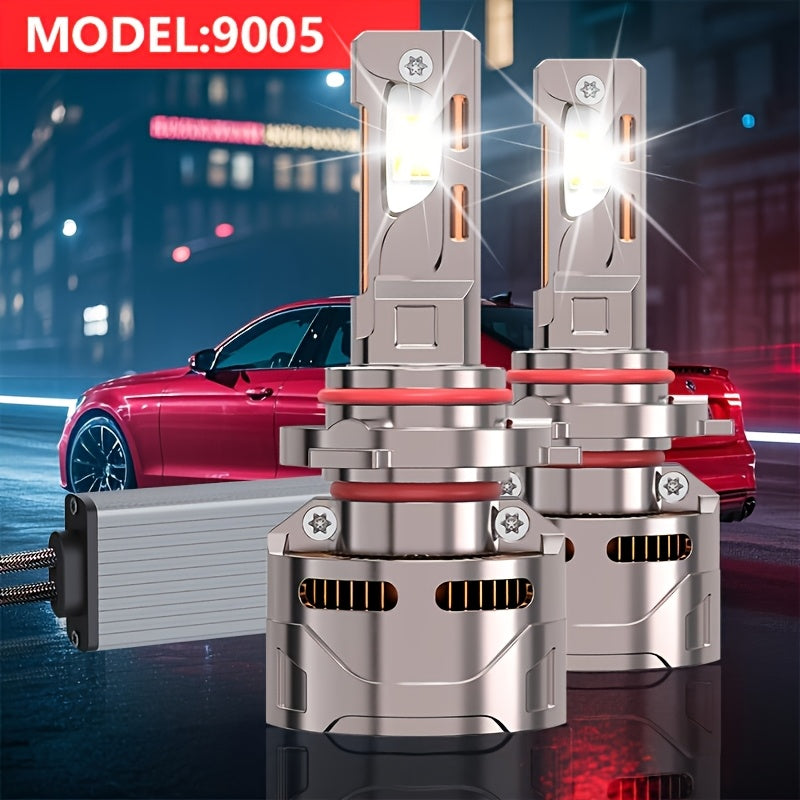 2-Pack H7 Car LED Headlights High Brightness LED Bulbs 57846 Lumens 1000% High Beam Brightness Increase H1 H4 H7 H11 HB3/9005 HB4/9006 HIR2/9012 Models Easy Installation No CANBUS Error - B83