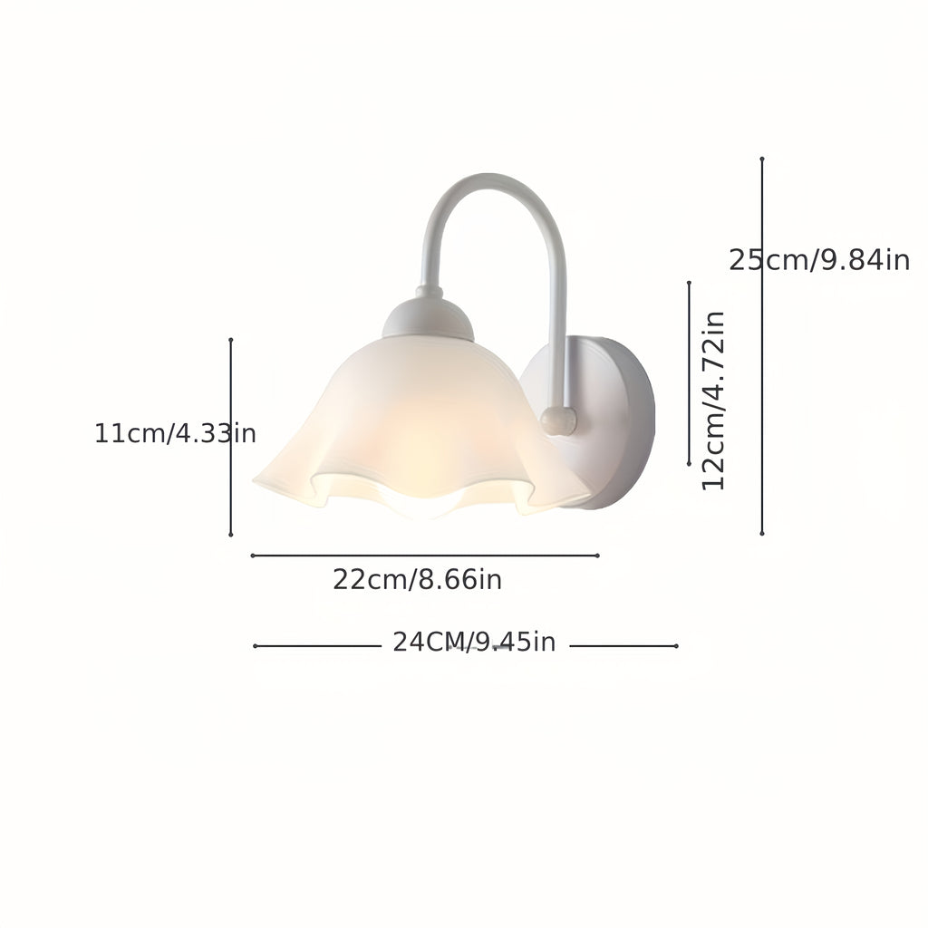 Headlight Bedroom Wall Light, Modern Minimalist Hallway Internet Celebrity Wabi-Sabi Style Cream Corridor Staircase Wall Sconce
