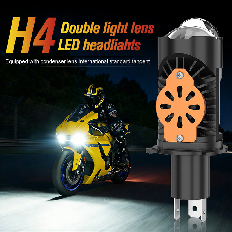 BULLVISION H7 LED Headlights 2-Pack, Plug-and-Play Car Front Lights, High/Low Beam Fog Light, Fast Heat Dissipation, No Battery Needed