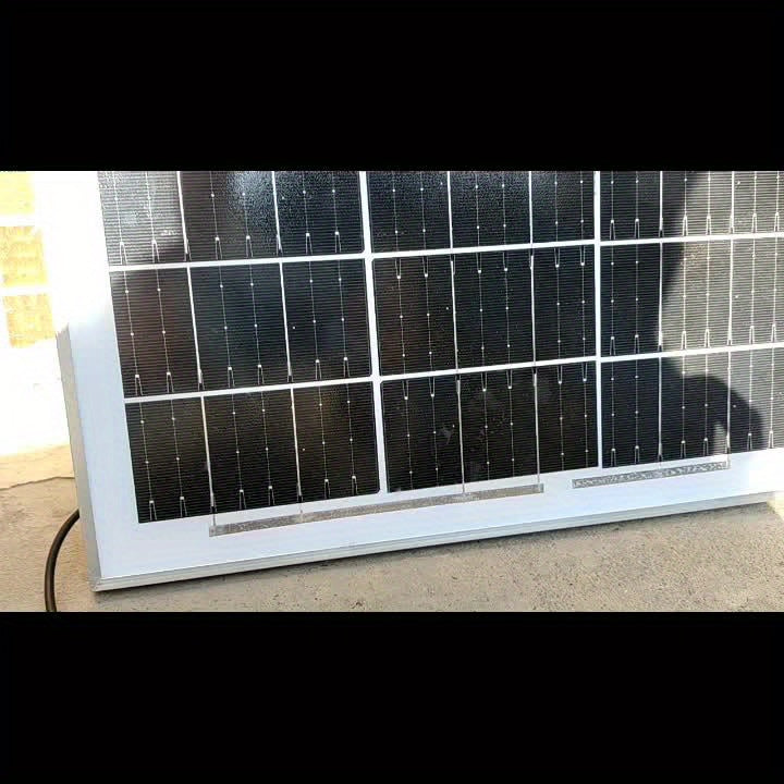 25W Solar Panel Ventilation Fan Set with 4000mAh Battery - 8 Inch High Speed Fan, Designed for Indoor Use, Equipped with Protective Grill and Louvers, Ideal for Ventilation in Greenhouse, Kitchen, Workshop, Shed, Attic and Pet House