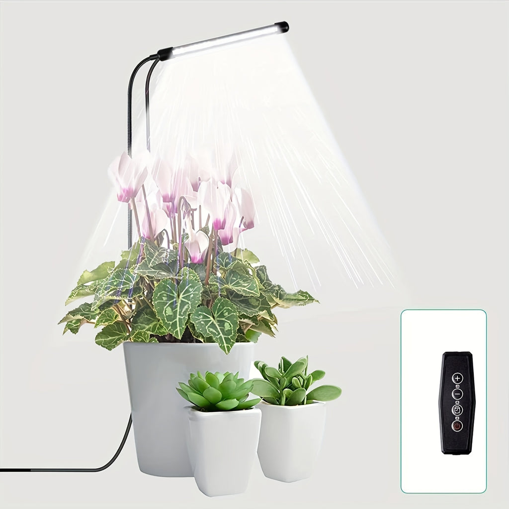 HOTU 6000K Plant Grow Light, USB Powered, Directly Plug into Potted Plants for Lighting, No Installation Required, Timer Function, Ideal for Indoor Gardens and Greenhouse Planting