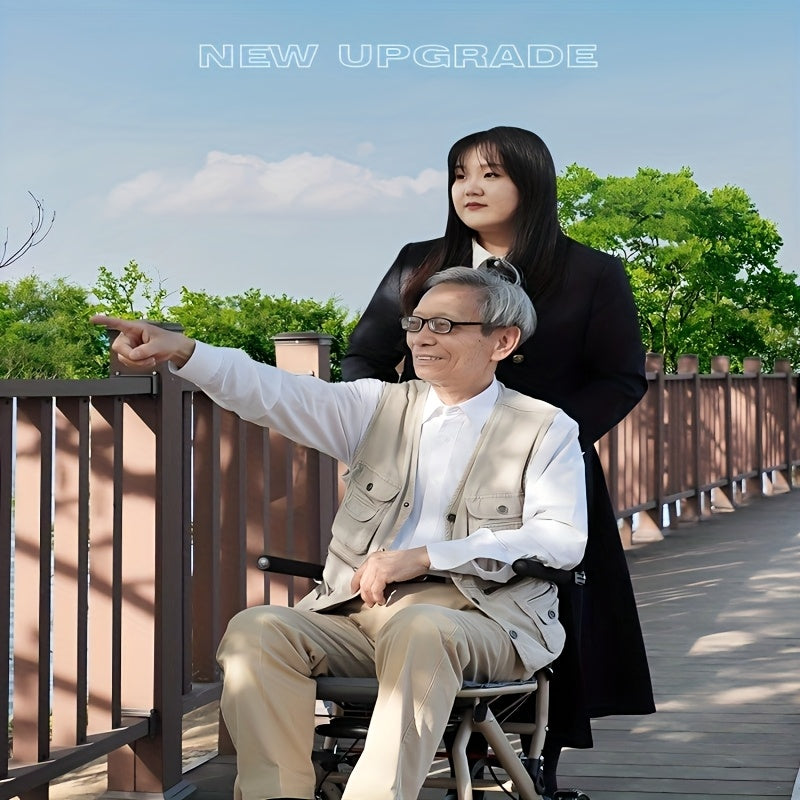 PERFCARE 轻便优雅的移动购物车，带篮子、椅子和可开合扶手，便于携带，坐感舒适，结构坚固，制动系统顺滑，一键折叠展开，带行李存储功能，适合旅行使用