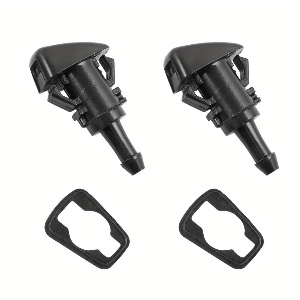 2pcs Windshield Washer Nozzle Cleaner, Compatible with Jeep, Dodge, Chrysler, Ram – Replacement for OEM#: 4805742AB / 5113049AA / 55077460AA / 5303833AA / 5116079AA