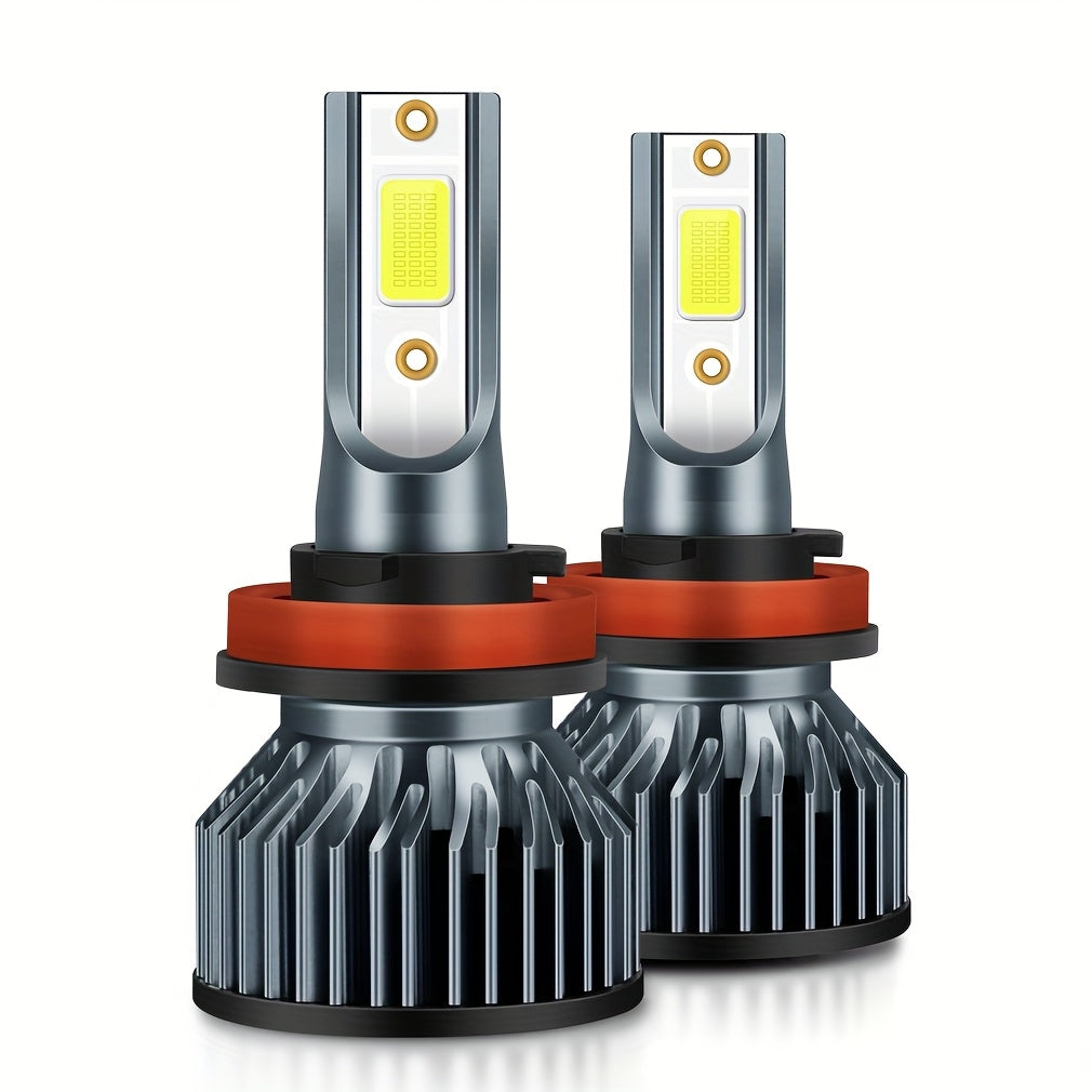 2-Pack H7 LED Car Light H1 H4 H7 H8/H9/H11 Super Bright Car LED Headlight High/Low Beam LED Front Light Fog Light 12V