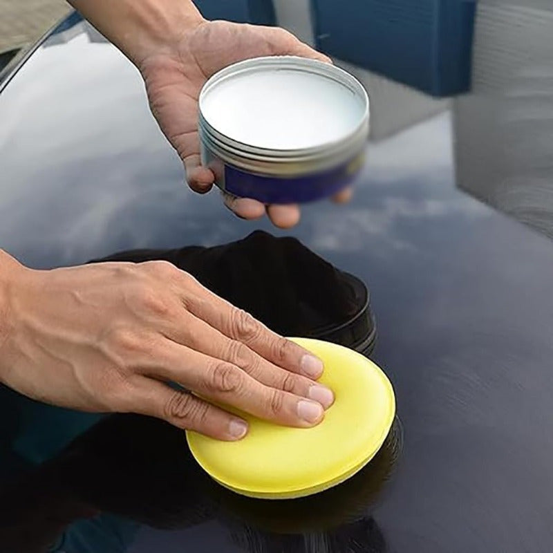 Car Polishing Sponge Pad Soft Foam Applicator Pad Round Wax Applicator Pad Sponge Vehicle Polishing Pad Car Cleaning Pad Car Glass Cleaning Sponge