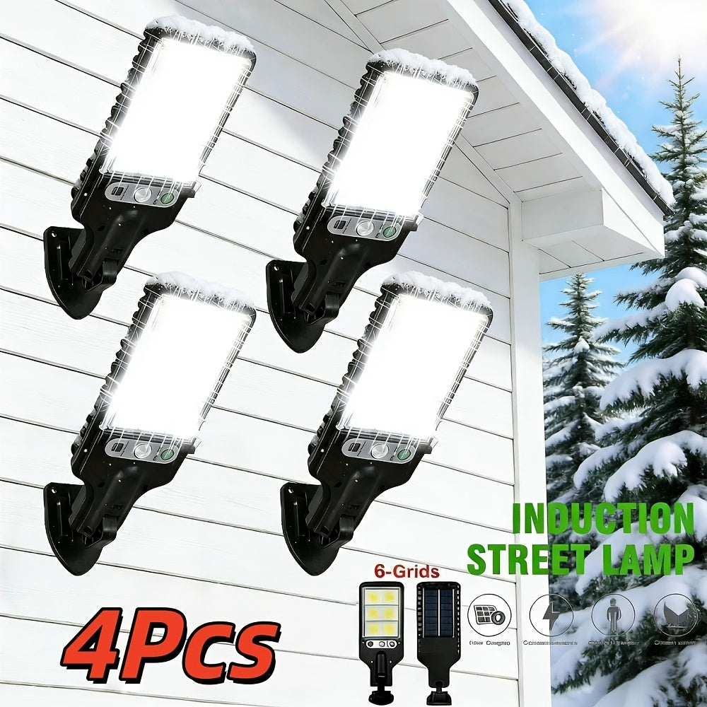 2026 New 616LED Solar Street Light, Super Bright Wall Light, LED Outdoor Lighting Fixture, IP44 Protection Rating, Four Lighting Modes, Safety Lamp, Easy Installation