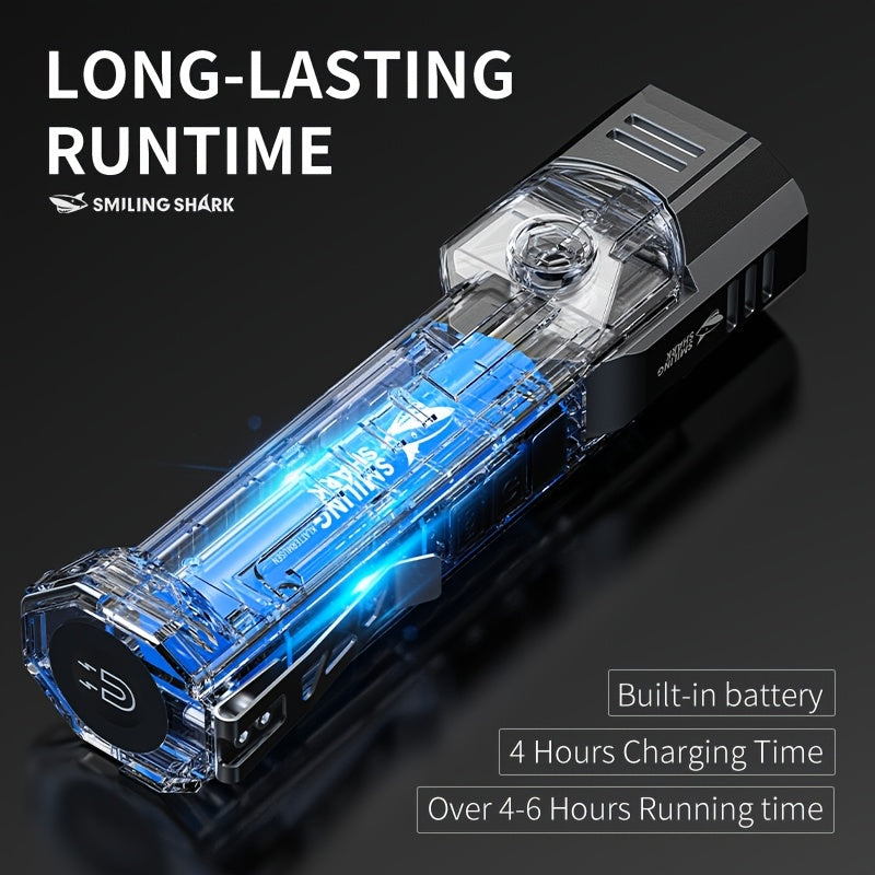1 SMILINGSHARK GZ5106 Ultra-Bright LED Flashlight, Multi-Functional Rechargeable Work Light, 7 Lighting Settings, Ideal for Night Tasks, Camping, Daily Use & Emergencies
