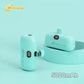 Winsway迷你便攜充電寶5000mAh，Type-C手機移動電源，LED數顯屏，適用於iPhone 17/17 Plus/16 Pro/16 Pro Max/iPad Pro/安卓手機，手機必備聖誕禮物