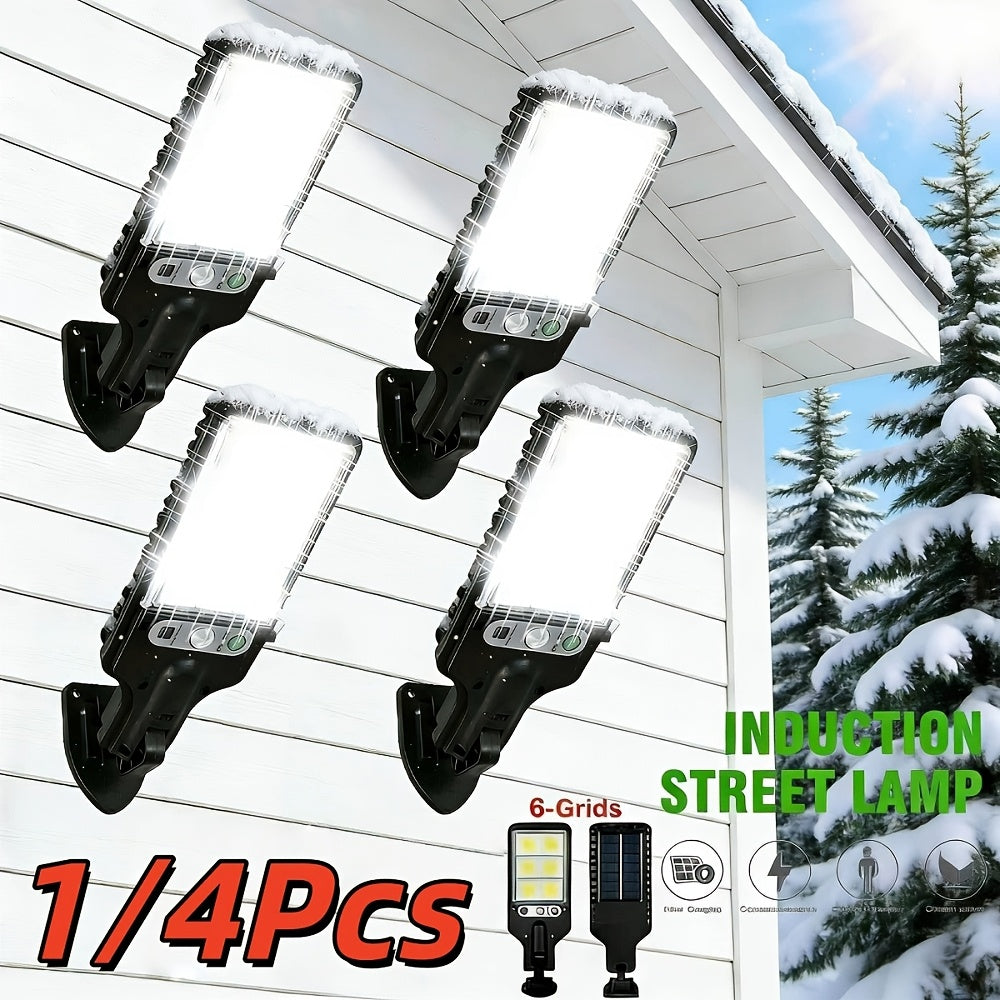 2026 New 616LED Solar Street Light, Super Bright Wall Light, LED Outdoor Lighting Fixture, IP44 Protection Rating, Four Lighting Modes, Safety Lamp, Easy Installation