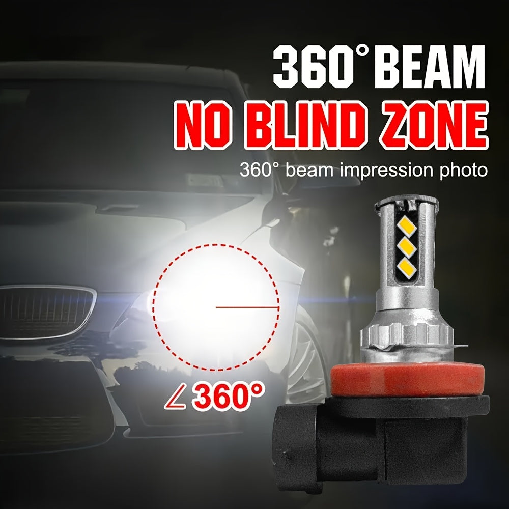 2 High/Low Beam LED Headlights, 55000 Lumens, Strong Penetration, Low Energy Consumption, 5000K White Light, Compatible with 9005/HB3/9006/HB4, H1G110, H3, H7, H11, 200W High Power, 880/881/H27, High/Low Beam
