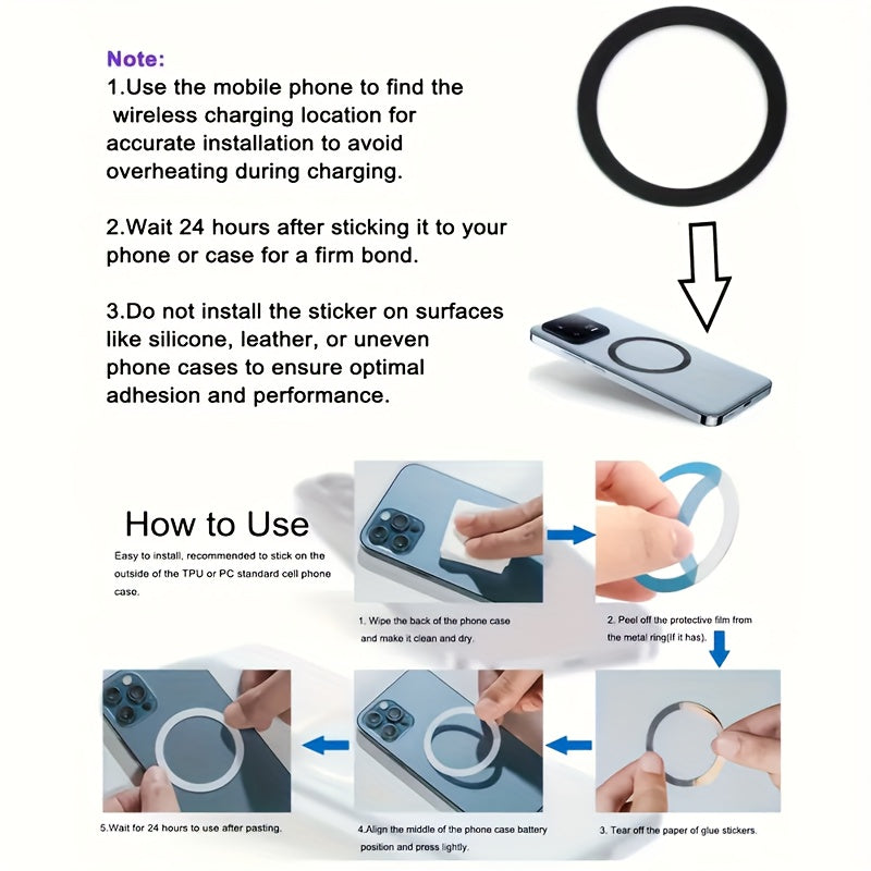 15W Magnetic Wireless Charging Stand, Suitable for iPhone 17/16/15/14/13/12 Series and 25/S24/S23/S22 - USB-C Interface, No Battery Required, Easy to Install, Fashionable Appearance | Essential USB-C Charging Station for Travel, Magnetic Mobile