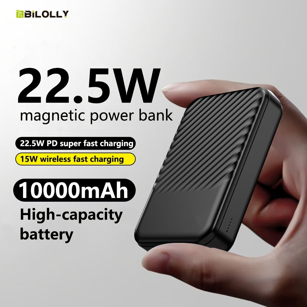雙支裝時尚移動電源 15000/10000毫安時 30W/22.5W快速充電便攜充電寶 超薄行動式手機充電備用電池 相容所有手機 迷你輕巧 旅行佳選 新年/聖誕禮物
