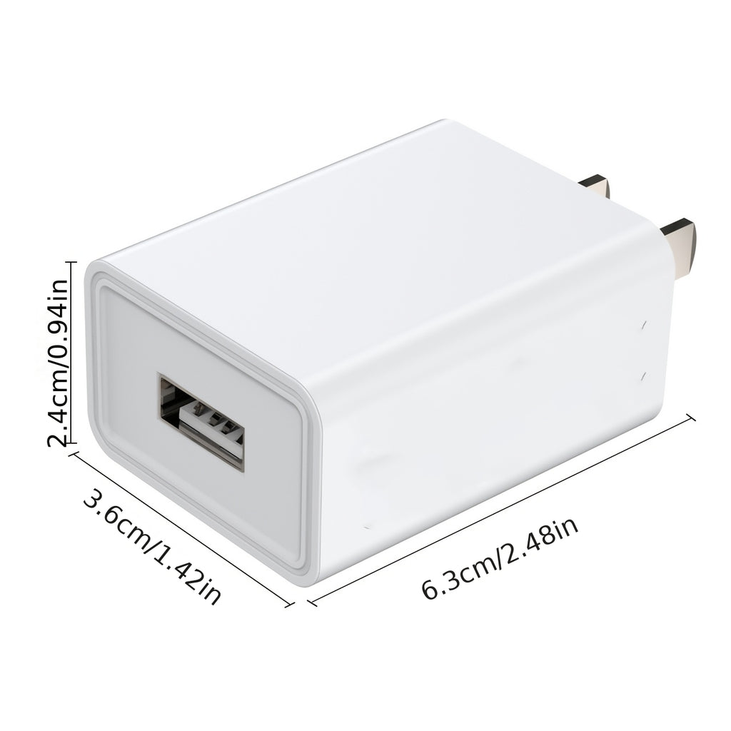 1-Pack, High-Quality 5V 2A Phone Charger Head, 10W Mobile Charger, USB Wall Charger for Smartphones, Smartwatches, E-Readers, MP3 Players, Universal Charger for Small Appliances, Compact Travel Charger Plug, Compatible with iPhone Charging Adapter