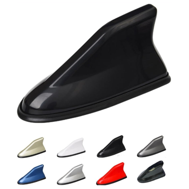 1pc Universal Shark Fin Car Antenna – with ABS Top Cover, Easy to Install, Radio Signal Antenna for Improving Vehicle Communication, Decorative Auto Accessory